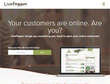 Tablet Screenshot of livepepper.com